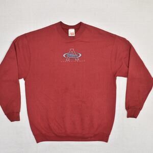 Wilson Athleticwear Men's Pullover Sweatshirt Cotton Red Size XL Vintage USA